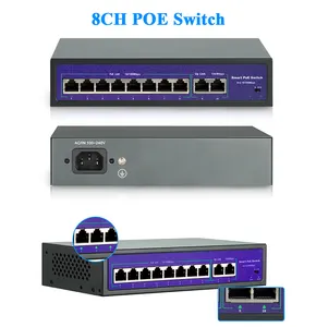 The latest cctv poe camera network switch plug poe switch for security system and ip camera