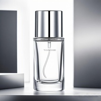 Atomizador de Perfume de Vidrio de Borosilicato Recargable, Pequeño, Negro, de Lujo, Personalizado, de 20 ml, con Tapa de Madera, Serigrafía Dorada