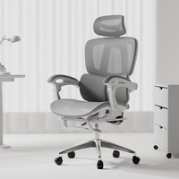 Chaise de bureau ergonomique et respirante Yazhi pour l'e-sport, avec base en acier, pivotante et réglable en hauteur