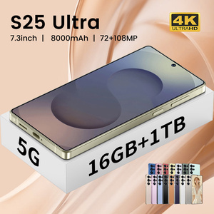 Nouveau design 2025 S25 Ultra <span class=keywords><strong>5G</strong></span> Smartphone 12 Go+512 Go 7,3 pouces Android 14 72MP+108MP Amélioration des performances Stock local US - Product Image 6