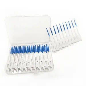 Spazzola interdentale Private label cura dentale spazzole interdentali sfuse tra i denti sottili tra gli spazzolini da denti strumenti di pulizia