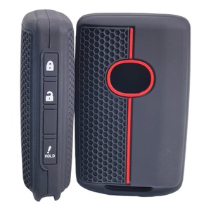 Housse de clé en silicone compatible avec Mazda 3 6 CX3 CX5 CX9 MX5 Miata, clé intelligente à 3 boutons (verrouillage, déverrouillage et fonction panique) - Product Image 1