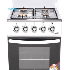 Xunda - Cocina de Gas Independiente con <span class=keywords><strong>Horno</strong></span> Integrado de 500 mm, Color Blanco, 4 Quemadores de Gas, Precio Económico - Product Image 5