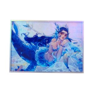 Tableau Shikishi Acrylique Double Face Unique à Double Flash, Sculpture Personnalisée pour Fans de Personnages de Films et Séries TV, Artisanat Imprimé UV - Product Image 1