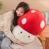 Nouveaux jouets en peluche végétaux 30 CM Super doux peluche Kawaii champignon oreiller jouet peluche