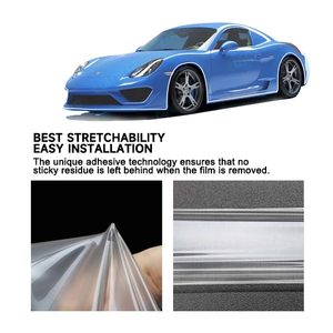 Película Protectora de Pintura TPU para Autos, Rollo de Vinilo Autoadhesivo con 10 Años de Garantía, Protección Contra Rayones y Reparación Automática - Product Image 1
