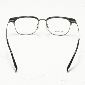 Gafas Rectangulares de Titanio M-124 con Montura Completa y Patrón de Mármol, Unisex para Adultos, Monturas para Corrección de la Visión - Product Image 4