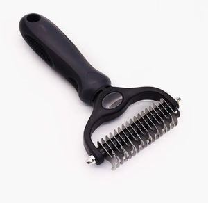 Peigne démêlant et anti-poils double face pour chats et chiens, outil <span class=keywords><strong>de</strong></span> toilettage pour animaux <span class=keywords><strong>de</strong></span> compagnie, brosse démêlante sous-panneaux, <span class=keywords><strong>best</strong></span>-<span class=keywords><strong>seller</strong></span> 2026 - Product Image 6
