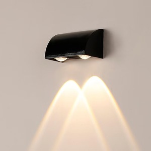 ไฟติดผนัง LED 6W IP65 สำหรับภายนอกอาคาร โคมไฟติดผนังสำหรับสวน ตัวโคมทำจากอะลูมิเนียม โคมไฟติดผนัง LED สำหรับตกแต่ง - Product Image 3