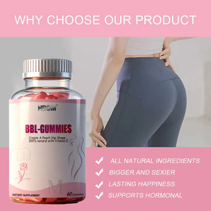 Gomitas de Maca BBL de Marca Privada OEM para Adultos, Mejora de la Belleza, Aumento de Glúteos y Caderas, No Apto para Adolescentes o Niños - Product Image 3