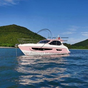 Yate de lujo, consola central de fibra de vidrio de 38 pies, motor interior <span class=keywords><strong>en</strong></span> alta mar, barco de pesca de alta velocidad - Product Image 1
