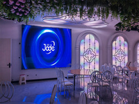 Pantalla LED COB HD 4K P1.875 para Interiores, Panel de Video Wall para Vestíbulos de Hoteles de Lujo, Eventos de Boda, Fondo de Pantalla, Letrero Ultra Delgado