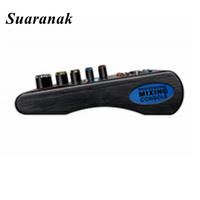 Dvk — mélangeur Dj F40U, Mini Console pour Mixer, enregistrement Audio, à 2 canaux, avec effets USB/BT de 48v