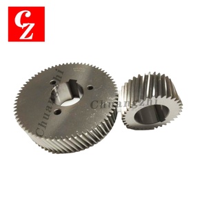 High Precision Helical <b>Gear</b> Set 39504022 39504055 Air Compressor <b>Gear</b> Set Replacement for Ingersoll Rand Screw Compressor Part - Product Image 2