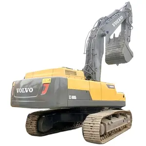 Maquinaria de movimiento de tierras usada, excavadora Volvo EC480DL de 48 toneladas, excavadora de orugas 480 360 usada en buenas condiciones en oferta