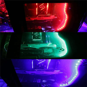 Kit de Tira de Luces LED RGB SMD2835/3528 de 5M, DC 5V, USB, IP65, con Control Remoto RF de 17 Teclas, Retroiluminación para Pantalla de TV, Control por Aplicación - Product Image 5