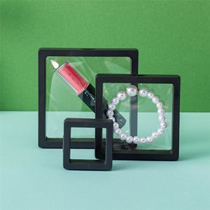 3D Floating Eco-Friendly <b>Display</b> <b>Case</b> Clear ABS Collectible Holder for Coins Jewelry Gems Small Antiques 360 Visibility - Product Image 4