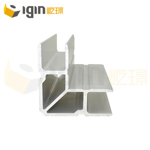 Profilé d'angle en aluminium 31,3H*79,6mm-31,7H*90mm pour cadres de portes et fenêtres, usage industriel et civil, résistant à l'eau, design minimaliste - Product Image 1