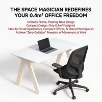Chaise de bureau ergonomique colorée avec dossier solide, pivotante, réglable en hauteur, sur roulettes, pour école et hôpital