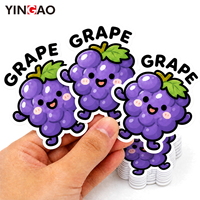Autocollants personnalisés découpés à la forme de fruits, fraises, mignons, kawaii, pour journal, scrapbooking, agenda, ordinateur portable, étiquettes de récompense pour enfants, vente en gros