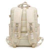 Grand sac à dos thermique en polyester résistant à l'eau pour femmes avec design multifonctionnel pour le voyage, tapis à langer et sangles pour poussette
