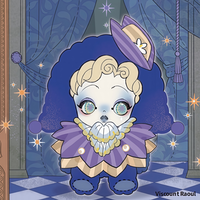 Nouvelle série officielle authentique Playful Mart Flora le Fantôme de l'Opéra, lot de 6 figurines en peluche avec visage en vinyle, idéale pour un cadeau