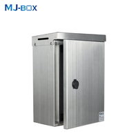 Boîte de distribution électrique extérieure en tôle NEMA 4X Boîte électrique verrouillable étanche à l'eau pour l'extérieur