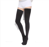 Chaussettes de compression pour infirmières, pour fasciite plantaire et varices, en Spandex/Nylon, antidérapantes, douces, montantes jusqu'au genou, pour le sport