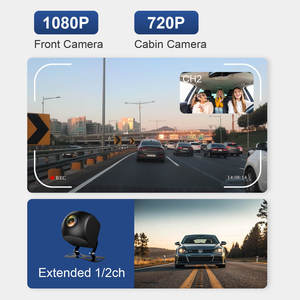 4g hd wifi dash מצלמה המכונית dvr 1080p מצלמה קדמית ואחורי 2 ערוץ חזון הלילה-לחתוך חי הזרמת וידאו מקליט - Product Image 6