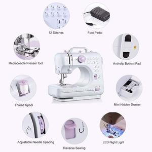 Nouvelle machine à coudre électrique miniature pour enfants, point plat, haute vitesse, facile à utiliser, cadeau jouet - Product Image 4