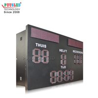 Tableau d'affichage LED de score sportif à prix d'usine, 10 pouces, extérieur, P10, affichage du nom de l'équipe, tableau d'affichage LED de score de football