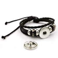 Bracelet tressé en cuir avec drapeau de la Palestine tissé à la main Bracelet de la Palestine gratuit vente à chaud avec logo personnalisé