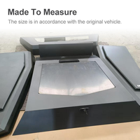 2016-2023 Hardtop en acier au manganèse pour pick-up Tacoma 5 pieds, accessoires de modification de benne, étanche 200x180x100cm