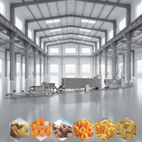 Nouvelle machine d'extrusion automatique portable à double vis pour la fabrication de snacks soufflés (maïs, blé), extrudeuse à économie d'énergie de qualité alimentaire
