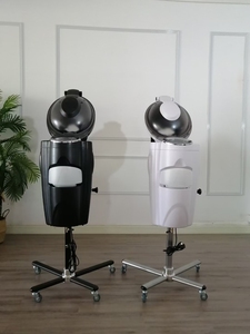 Vaporizador de Cabello Profesional para Salón, con Micronebulización, Luz LED, Tecnología de Ozono, Totalmente Automático, Blanco/Negro, con Soporte para Cabello - Product Image 4