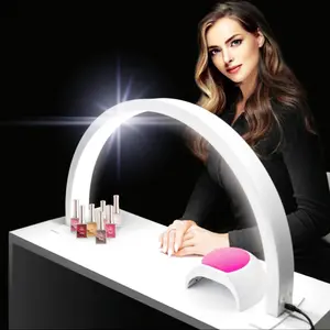 Portable Style Manicure Table Lamp Dimming LED Manicure Table Lamp Salon Nail Table Light For Salon Reception