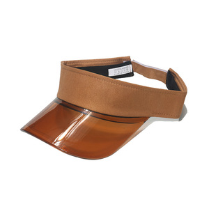 مخصص متعدد الألوان أخضر شفاف الصيف ، بلاستيك Pvc Pvc TPU غطاء شمس فارغ من الأعلى مع مثبتات خطاف وحلقة - Product Image 4