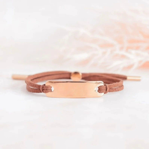 Engraving Personalized ID logo <b>Bracelet</b> Stainless Steel Silver <b>Gold</b> Rectangular Stamping Blanks bar <b>Charm</b> Macrame <b>Bracelets</b> - Product Image 6