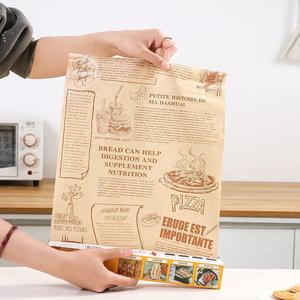 Papier d'emballage alimentaire en papier ciré pour hamburgers, enduit de PE de qualité alimentaire, résistant à la graisse, impression de logo personnalisée, feuilles de papier d'emballage alimentaire - Product Image 1