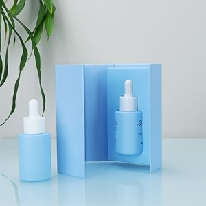 Customized 30ml Matte Beige Glass Dropper <b>Bottle</b> with Flat Shoulder Sealed for Essential Oils Includes Gift <b>Box</b> - Product Image 5