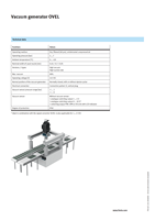 Générateur de vide pneumatique industriel FESTO OVEL-7-L-15-P-VQ6-UA-C-A-V1PNLK-H3 604110, neuf, garantie d'un an