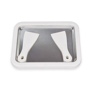 Machine à Crème Glacée avec 2 Spatules pour Frire, Mini Yaourts Frits, Machine à Crème Glacée Roulée, Bricolage - Product Image 1