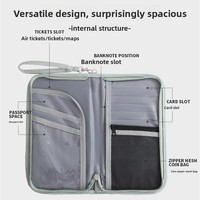 Porte-passeport portable tendance grande capacité, portefeuille de voyage antivol, porte-cartes – Vente en gros