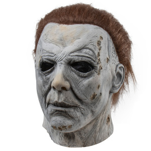 Maschere di <span class=keywords><strong>Michael</strong></span> <span class=keywords><strong>Myers</strong></span> per Halloween, Costume Horror per Cosplay, Accessori in Lattice - Product Image 2