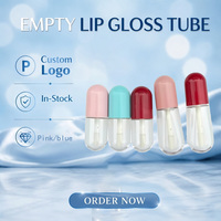 En stock – Flacon vide pour brillant à lèvres en forme de capsule 3ml/4ml – Flacon pour brillant à lèvres – Flacon pour teinture à lèvres liquide – Haute qualité