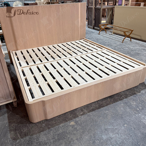 Mobili Pregiati <span class=keywords><strong>da</strong></span> Interni in Rovere con Struttura a Incastro a Tenone e Mortasa Irregolare, <span class=keywords><strong>Letto</strong></span> <span class=keywords><strong>Grande</strong></span> in Legno per <span class=keywords><strong>Camera</strong></span> <span class=keywords><strong>da</strong></span> <span class=keywords><strong>Letto</strong></span> di Hotel - Product Image 4