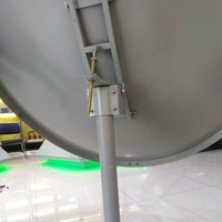 Fábrica al por mayor rentable banda Ku Offset antena parabólica 150cm alta ganancia bajo ruido receptor de satélite al aire libre