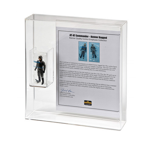 Clear Acrylic Display Case for Action Figures with Sliding Lid Display Rack