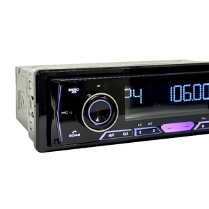 Estéreo para Auto de Un Solo DIN, Diseño Privado OEM, 12V/24V, Dos Puertos USB con Bluetooth, <span class=keywords><strong>FM</strong></span>, Aux, Reproductor de MP3 para Auto - Product Image 3