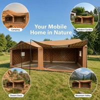 Tente gonflable pour événements au Moyen-Orient, protection UV, grand espace, abri de glamping portable